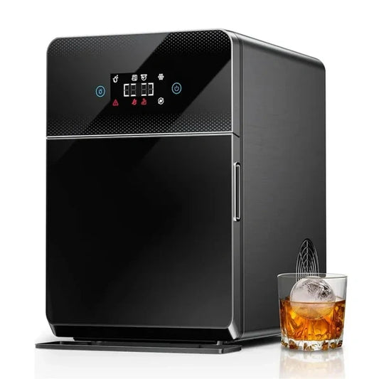 Pure Ice Balls, Zero Hassle - High Transparency Zero Bubble Automatic Ice Maker